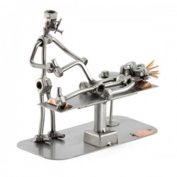 Fysiotherapeut Metalen Beeldje