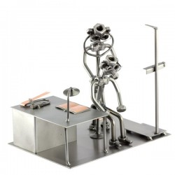 Huisarts (Man) Metalen Beeldje