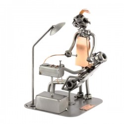 Tandarts (Vrouw) Metalen Beeldje