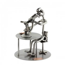 Bioloog Metalen Beeldje