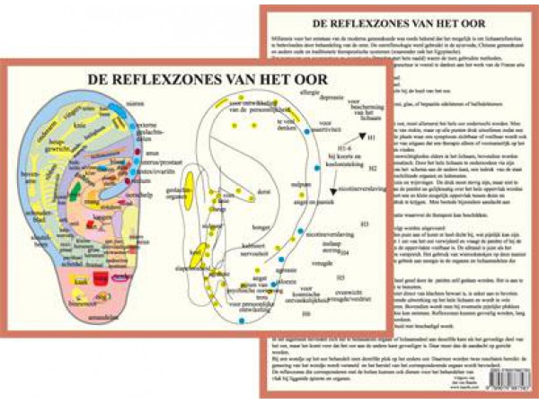 Reflexzones Oor A4 Kaart Nederlands