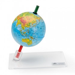 Wereldbol met Staafmagneet