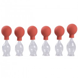 Glas Cupping 20 mm set (6 stuks) Glas Cupping 20 mm set (6 stuks)