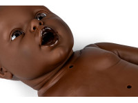 Baby Oefenpop Neneh voor Verpleging, Vrouwelijk (Donkere Huid)